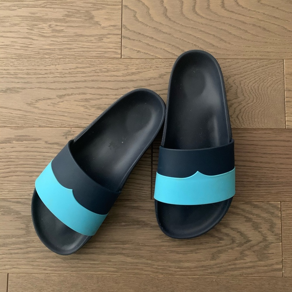 Hunter Blue Slides - Picture 2 of 4